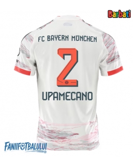 Bayern Munich Dayot Upamecano #2 Tricou Fotbal Replică 2025-26 Barbati Deplasare